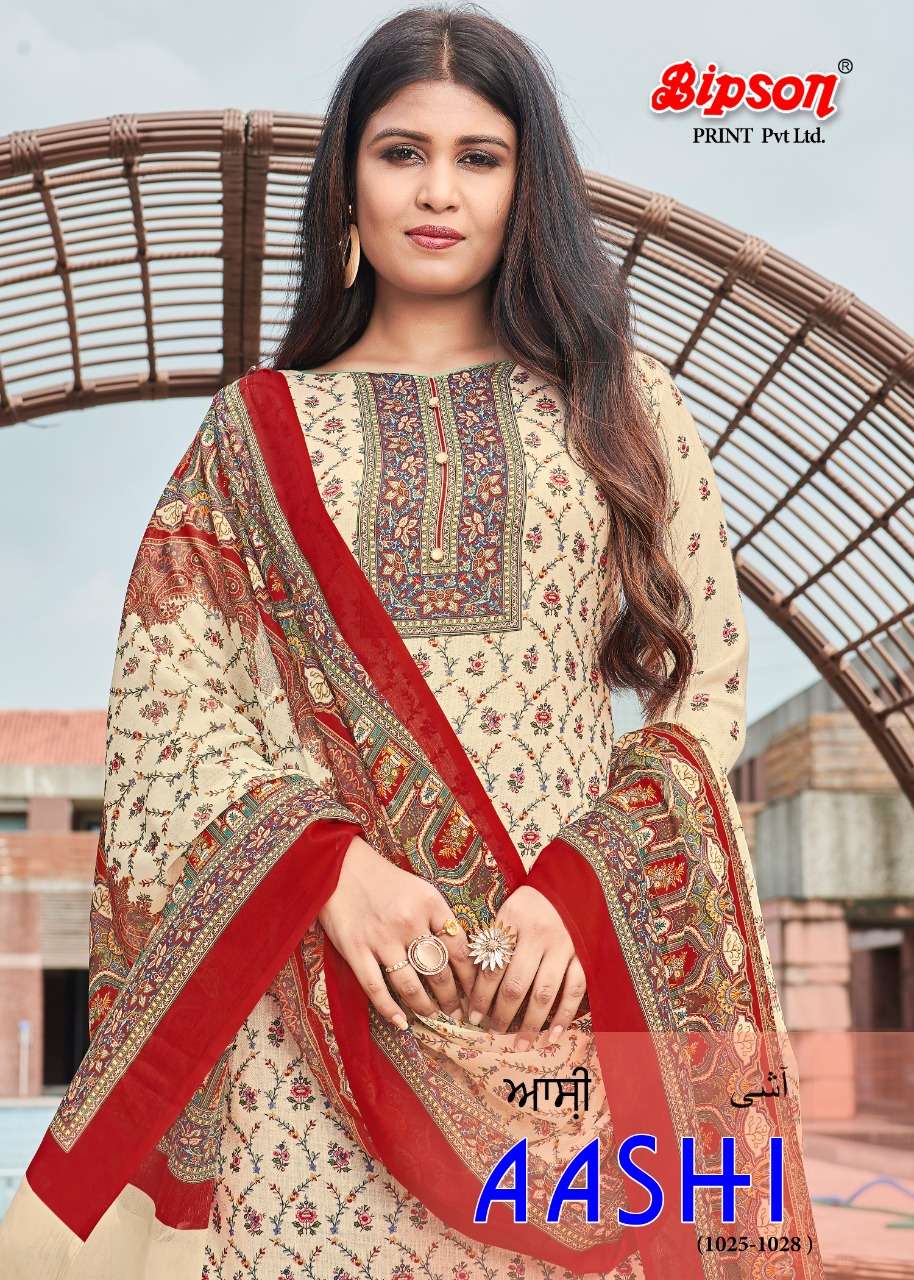 Buy Aashi Bipson Online Wholesale Designer Pashmina Salwar Suit